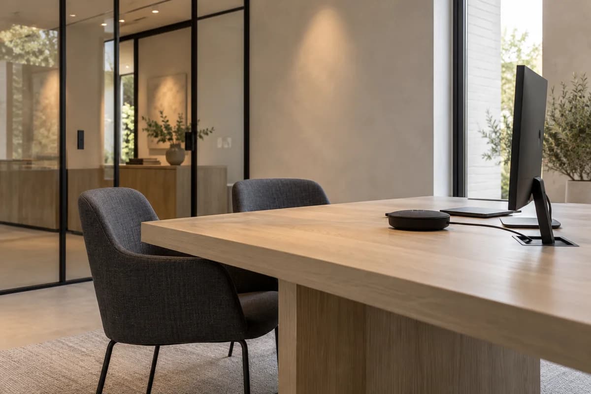Espace de réunion professionnel — image d’ambiance